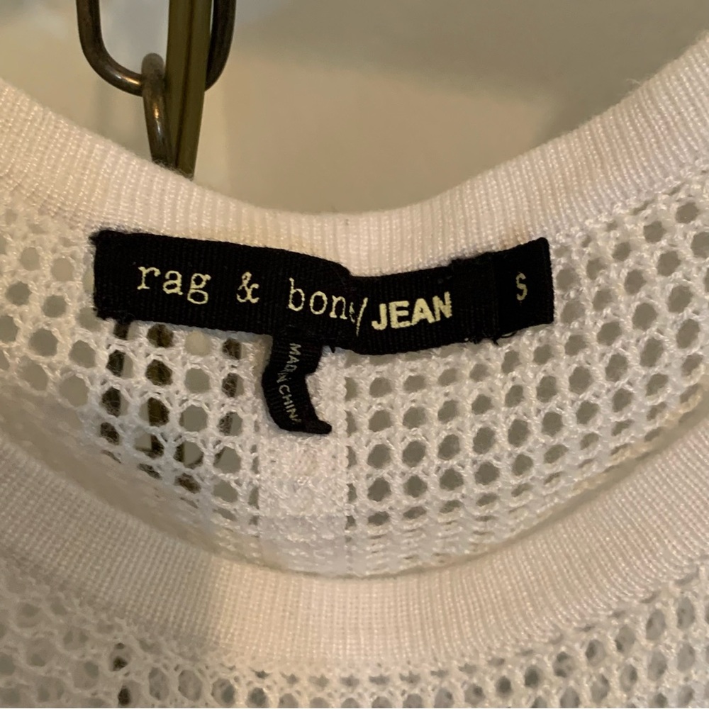 rag & bone Odette Mesh-Knit Tee - Picture 6 of 7